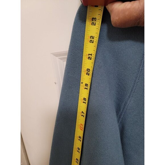 American Eagle Studio Women's Light Blue Pullover Sweatshirt  "Face Your - Picture 6 of 10